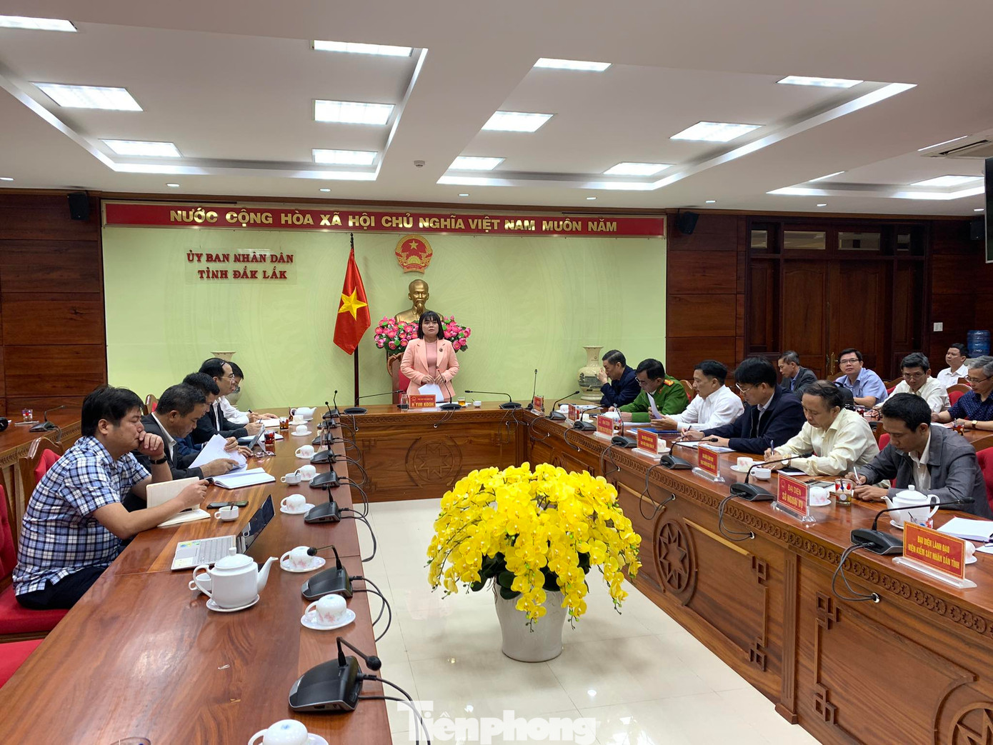 Phó Chủ tịch UBND tỉnh Đắk Lắk thông tin về phiên toà xử vụ khủng bố 11/6 Phó Chủ tịch UBND tỉnh Đắk Lắk thông tin về phiên toà xử vụ khủng bố 11/6