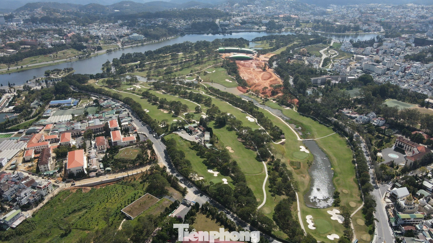 Trung tâm TP Đà Lạt nhìn từ trên cao. Ảnh: Khả Hưng