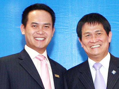 Ông Đặng Văn Thành và con trai Đặng Hồng Anh