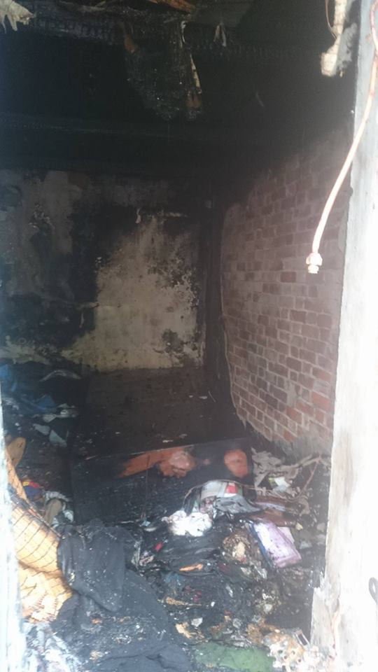 Cháy rụi căn nhà vắng chủ trên đường Lê Duẩn ảnh 1