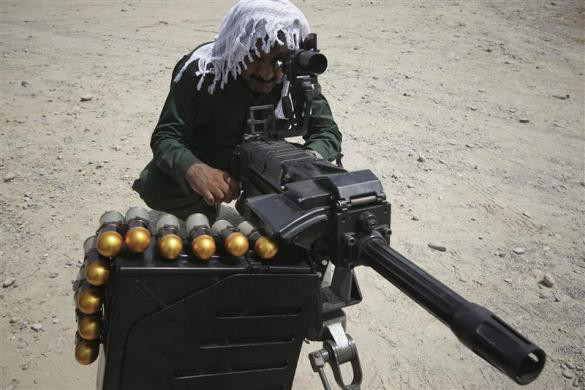 Một khẩu súng của thành viên cách mạng Iran.