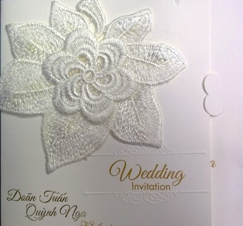 Tiết lộ thiệp cưới của ‘cá sấu chúa’ Quỳnh Nga ảnh 2