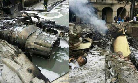 Hiện trường chiếc J-10B gặp nạn hôm 15/11. Hiện trường chiếc J-10B gặp nạn hôm 15/11.