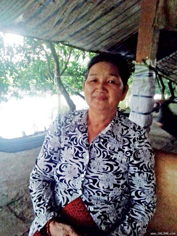 Bà Xuân phản ánh sự việc với phóng viên tại nhà riêng.