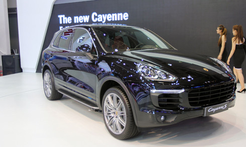 Cayenne S 2015 được Porsche trình làng tại triển lãm Việt Nam Motor Show 2015.