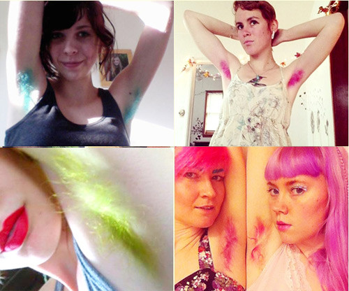 Những tín đồ nổi loạn thích nách xanh, đỏ, hồng ảnh 3