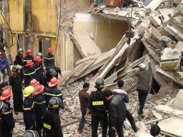 Hiện trường vụ tai nạn