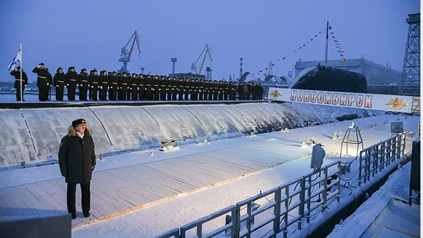 Lễ bàn giao các tàu ngầm Novosibirsk và Knyaz Oleg cho Hải quân Nga. Ảnh: RT Lễ bàn giao các tàu ngầm Novosibirsk và Knyaz Oleg cho Hải quân Nga. Ảnh: RT