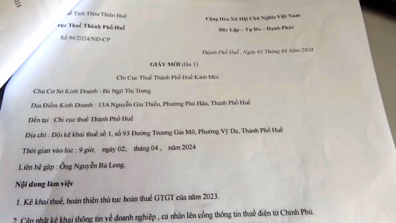 Giấy mời giả mạo do các đối tượng xấu gửi đến người dân nhằm mục đích lừa đảo chiếm đoạt tài sản.
