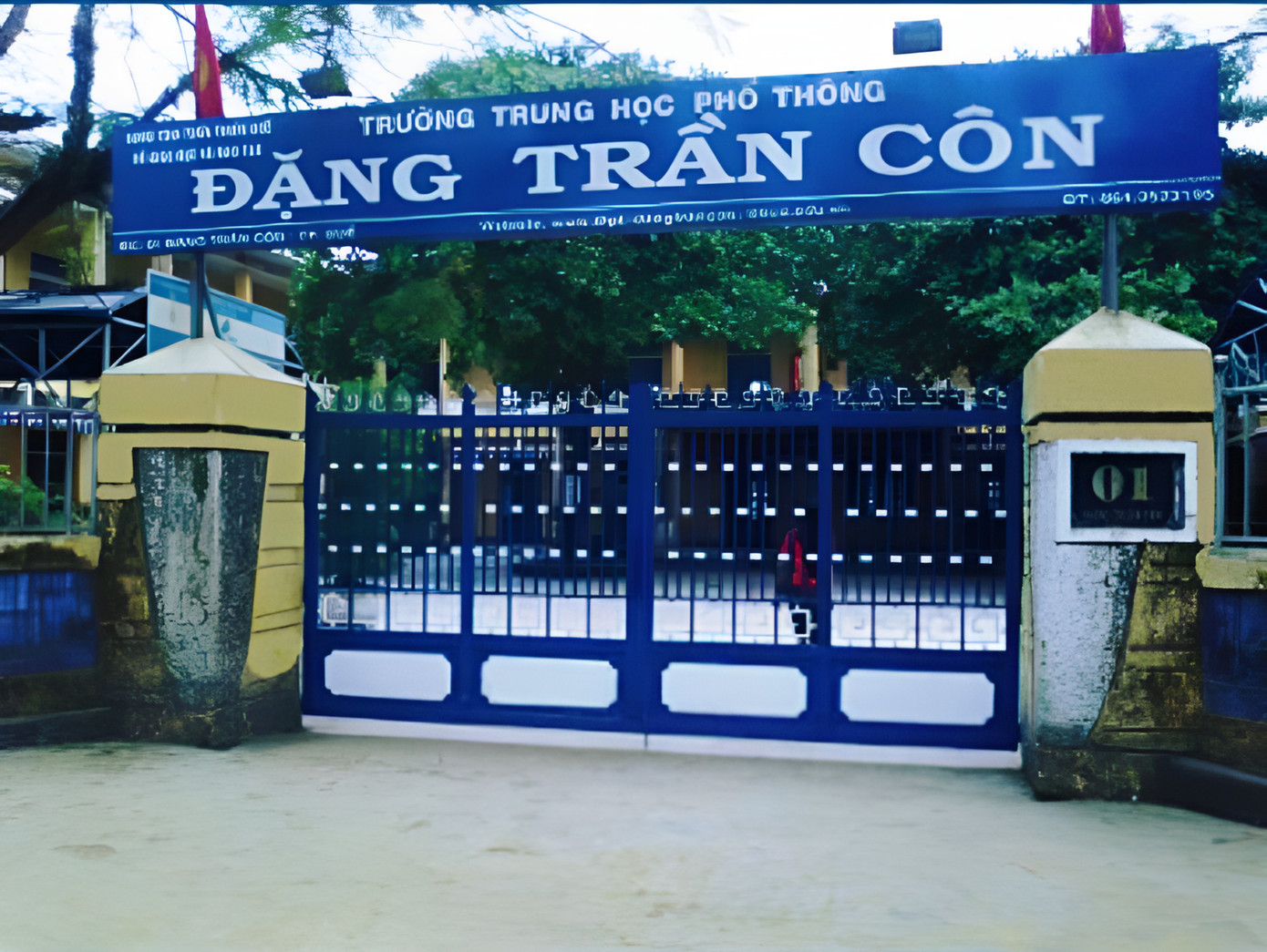 Trường THPT Đặng Trần Côn (thành phố Huế). Ảnh: CTV