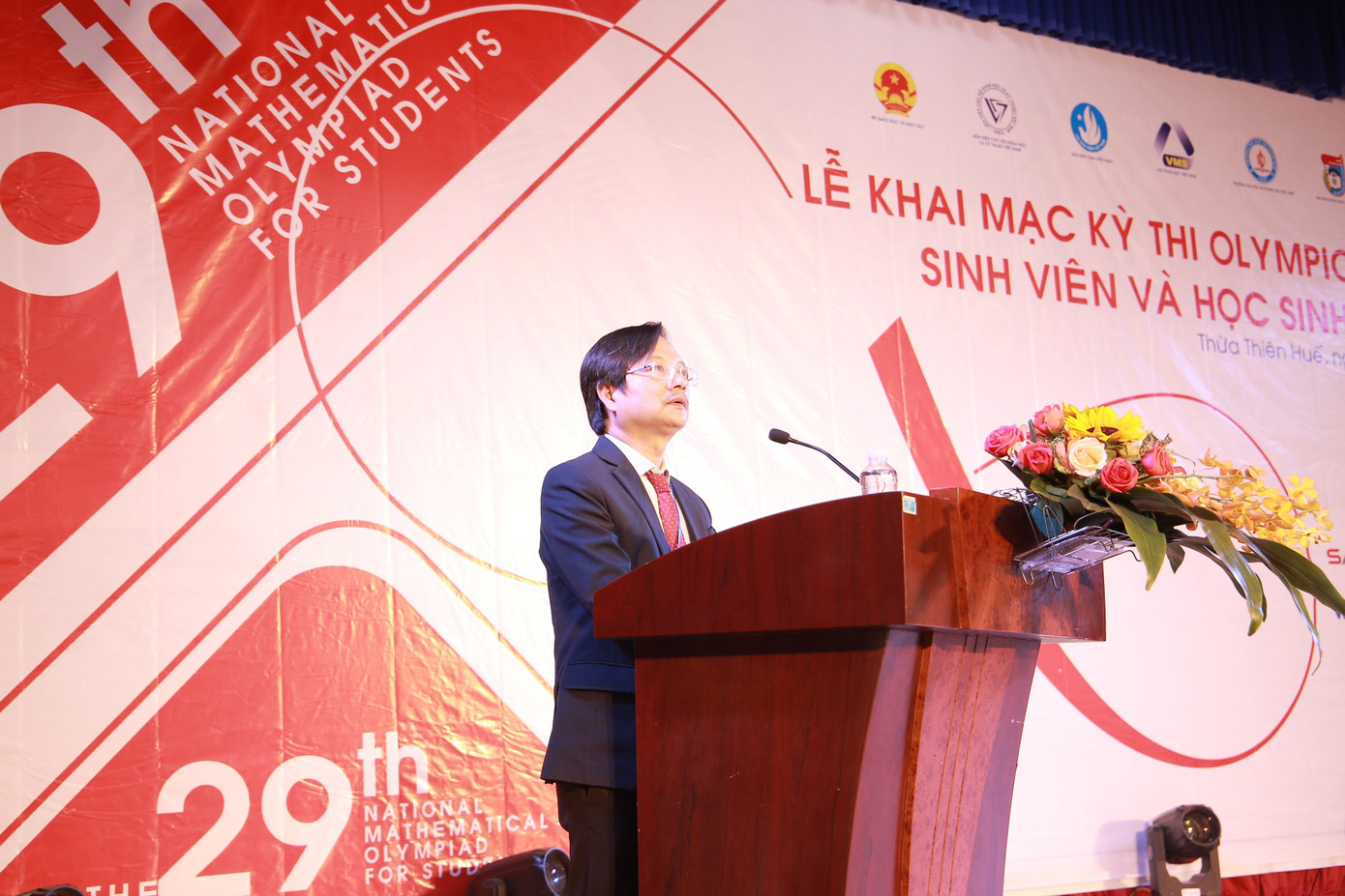 GS.TS Vũ Hoàng Linh - Phó Chủ tịch kiêm Tổng Thư ký Hội Toán học Việt Nam, phát biểu