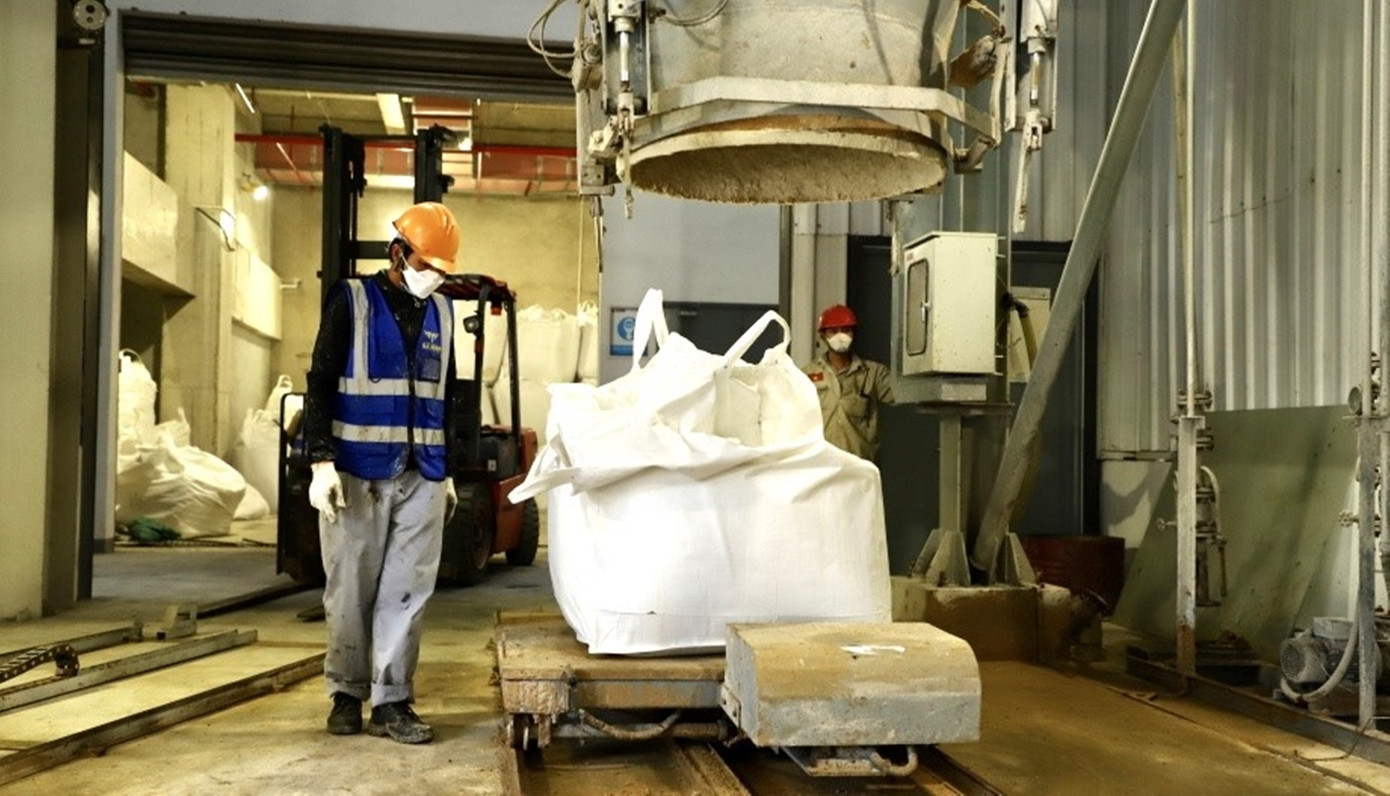 Từ tháng 8/2023, nhà máy hoàn thành, đưa vào vận hành thử nghiệm và đến cuối tháng 1 chính thức nhận được văn bản nghiệm thu. Ảnh: CTV