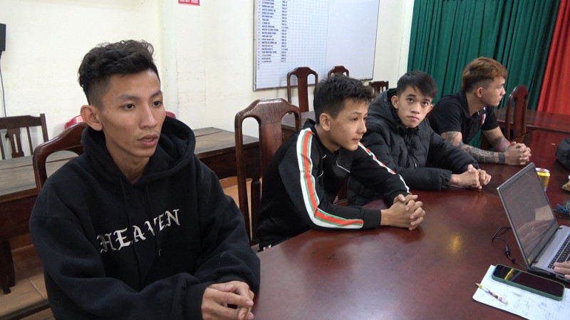 Nhóm đối tượng gây ra liên tiếp 10 vụ trộm xe máy tại TP. Huế. Ảnh: CACC Nhóm đối tượng gây ra liên tiếp 10 vụ trộm xe máy tại TP. Huế. Ảnh: CACC