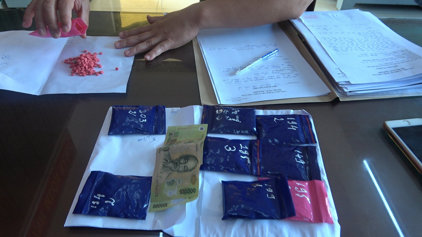 Tang vật ma túy do Long tàng trữ. Ảnh: CACC Tang vật ma túy do Long tàng trữ. Ảnh: CACC