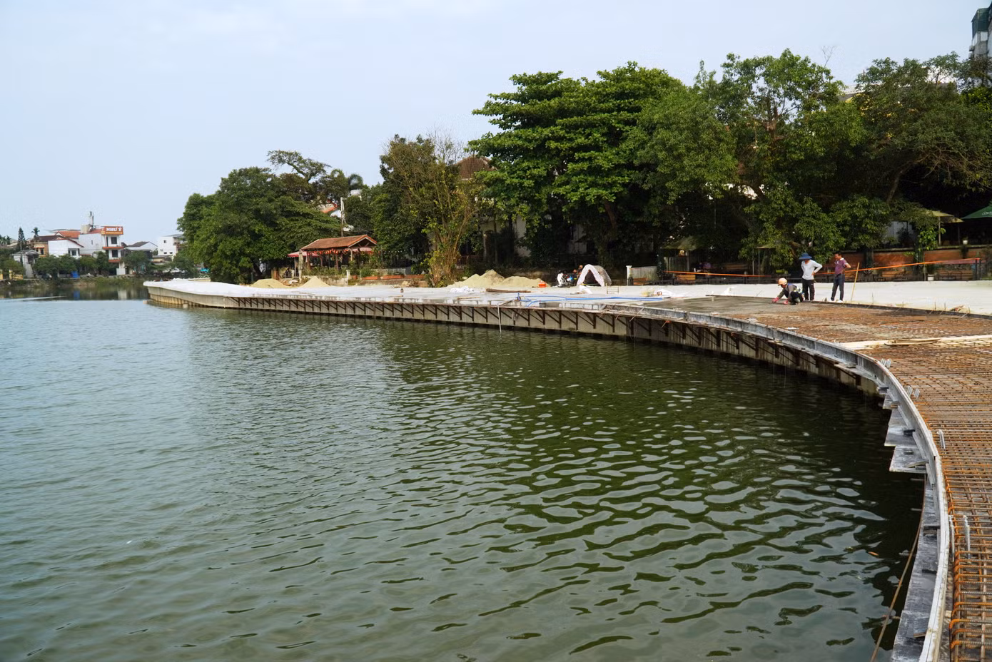 Theo tiến độ đã được ấn định, công trình dự kiến hoàn thành vào tháng 6/2024.