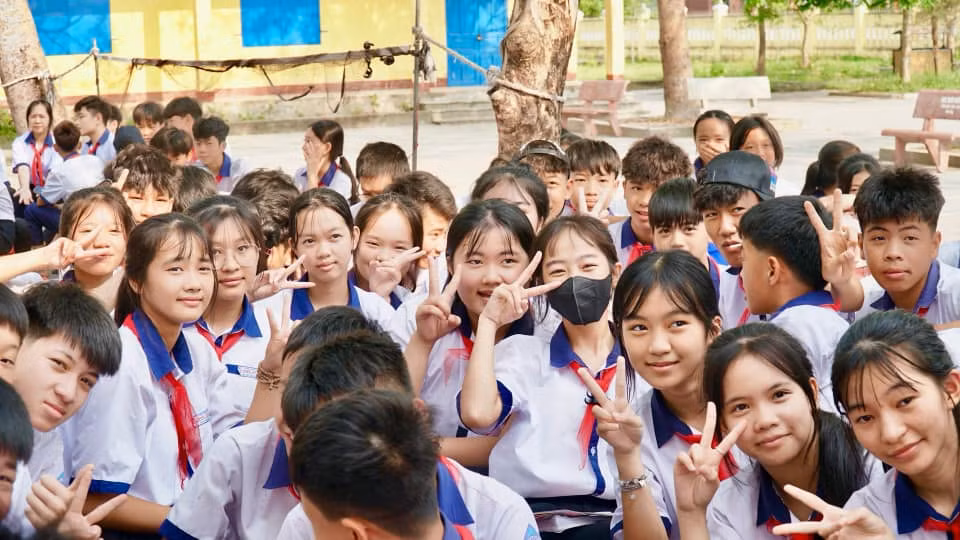Ngày hội thu hút đông đảo học sinh tham gia.