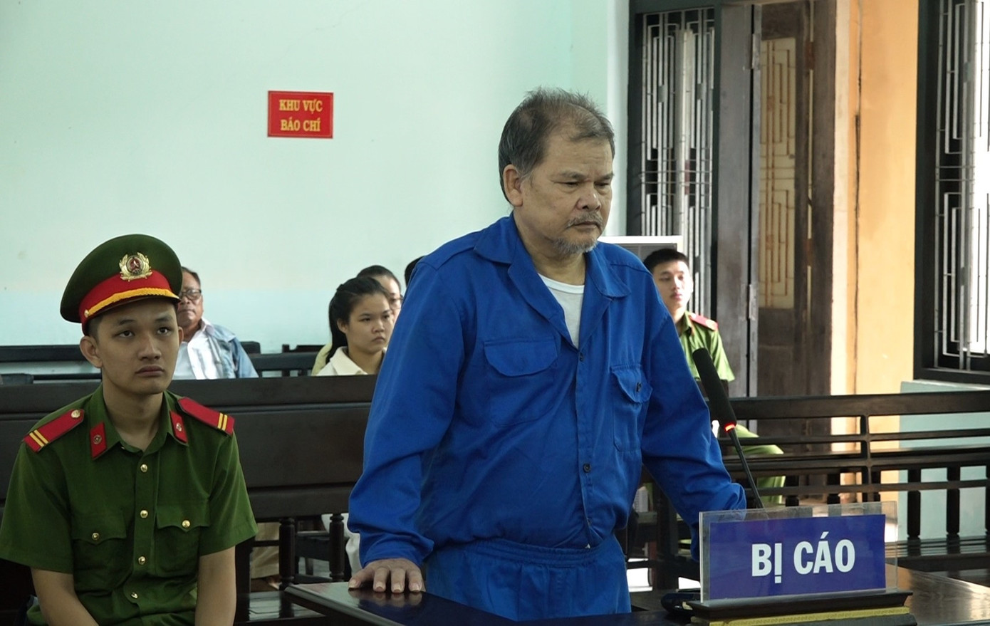 Bị cáo Võ Trọng Tối tại tòa. Ảnh: Thới Bường Bị cáo Võ Trọng Tối tại tòa. Ảnh: Thới Bường