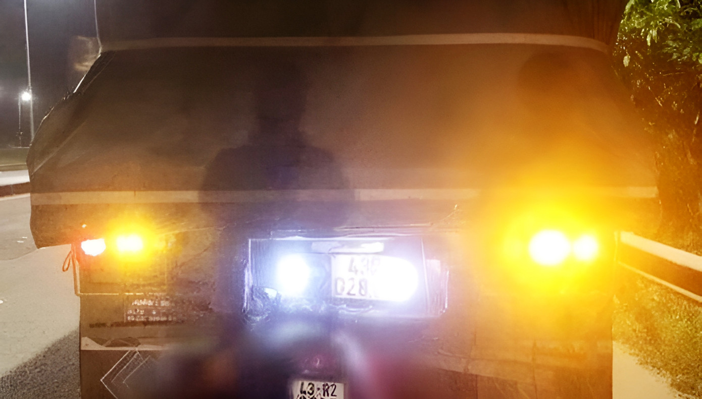 Hiện trường vụ tai nạn giao thông. Ảnh: CTV