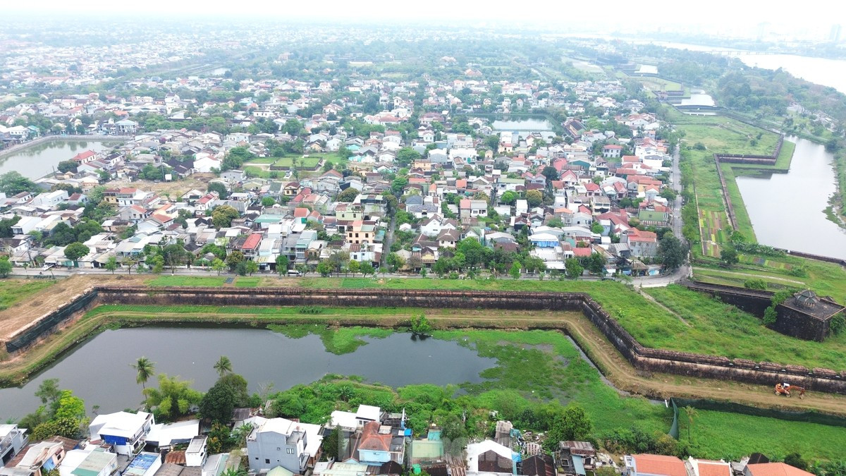 Một góc khu vực Thành Nội Huế hiện nay.