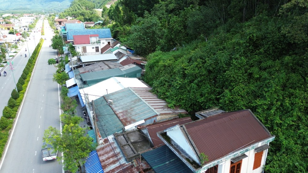 Khu vực trung tâm thị trấn Khe Tre, huyện Phú Lộc, Huế.