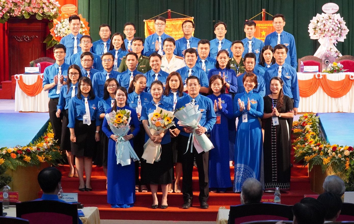 Ban Chấp hành Đoàn TNCS Hồ Chí Minh tỉnh TT-Huế khoá XVI, nhiệm kỳ 2022 - 2027, gồm 36 anh, chị. Ảnh: N.V