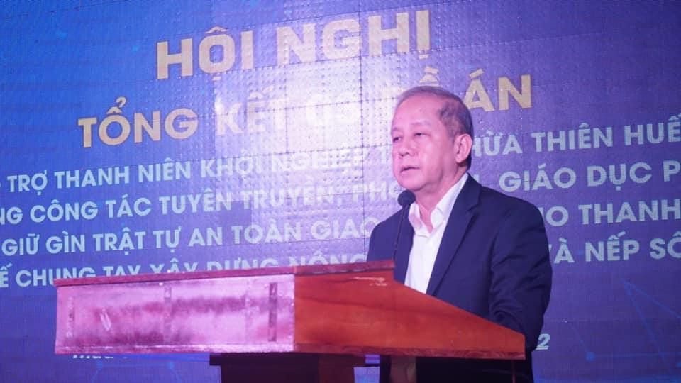 Phó Bí thư Thường trực Tỉnh ủy TT-Huế Phan Ngọc Thọ biểu dương nỗ lực của tuổi trẻ tỉnh nhà trong quá trình triển khai 3 đề án thời gian qua, với nhiều mô hình, cách làm hay ở cơ sở. Phó Bí thư Thường trực Tỉnh ủy TT-Huế Phan Ngọc Thọ biểu dương nỗ lực của tuổi trẻ tỉnh nhà trong quá trình triển khai 3 đề án thời gian qua, với nhiều mô hình, cách làm hay ở cơ sở.