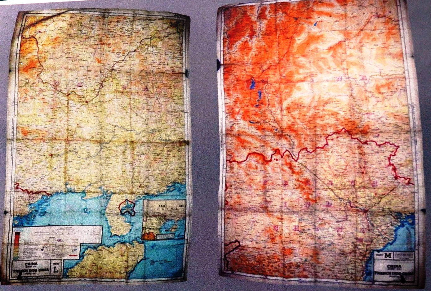 Bản đồ chính trị Đông Dương được Chủ tịch Hồ Chí Minh sử dụng năm 1945