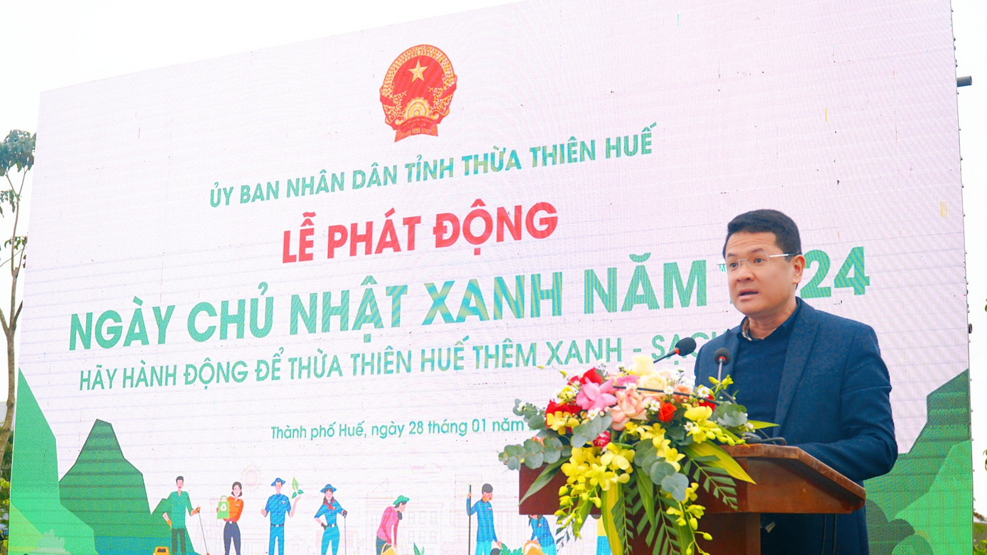 Phát động "Ngày Chủ nhật xanh" năm 2024.