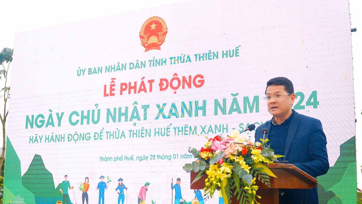 Phát động "Ngày Chủ nhật xanh" năm 2024.