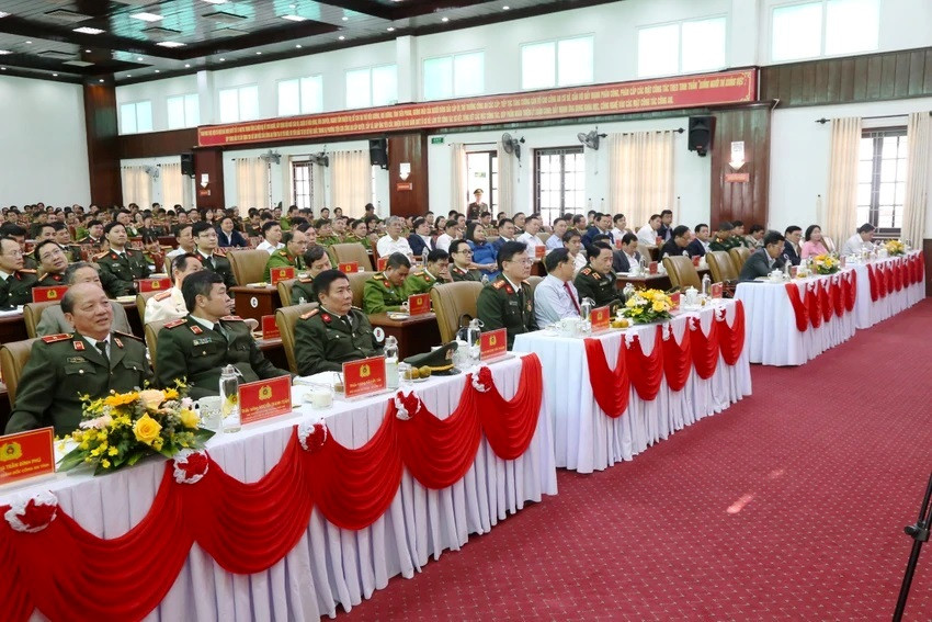 Hội nghị triển khai chương trình công tác Công an tỉnh năm 2024. Ảnh: CACC Hội nghị triển khai chương trình công tác Công an tỉnh năm 2024. Ảnh: CACC