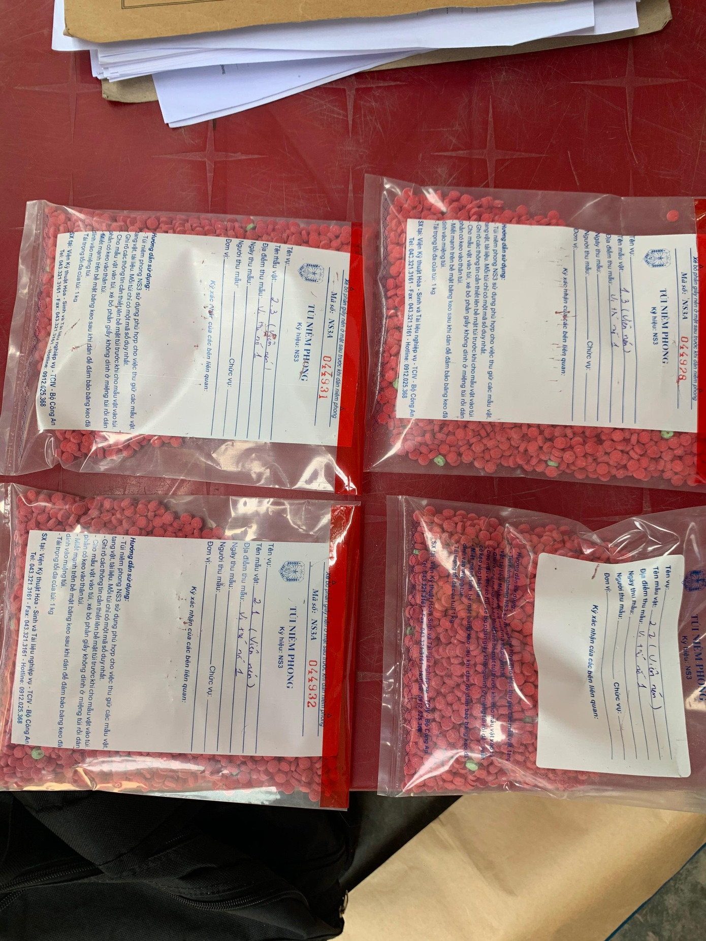 Tang vật vụ án. Tang vật vụ án.