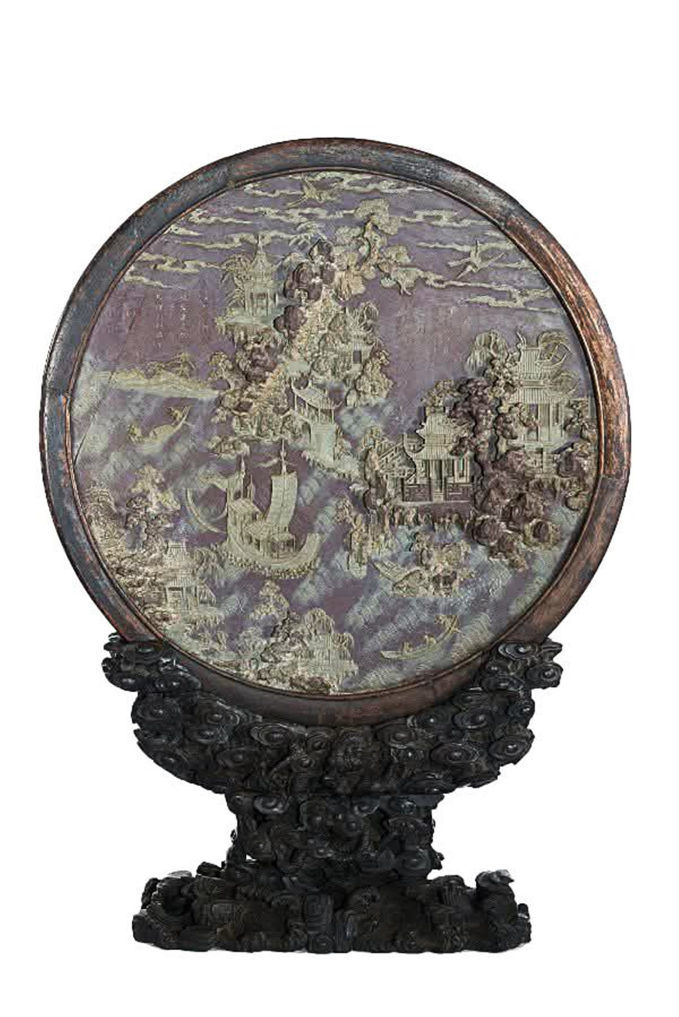 Phù điêu bằng đá thời Minh Mạng.