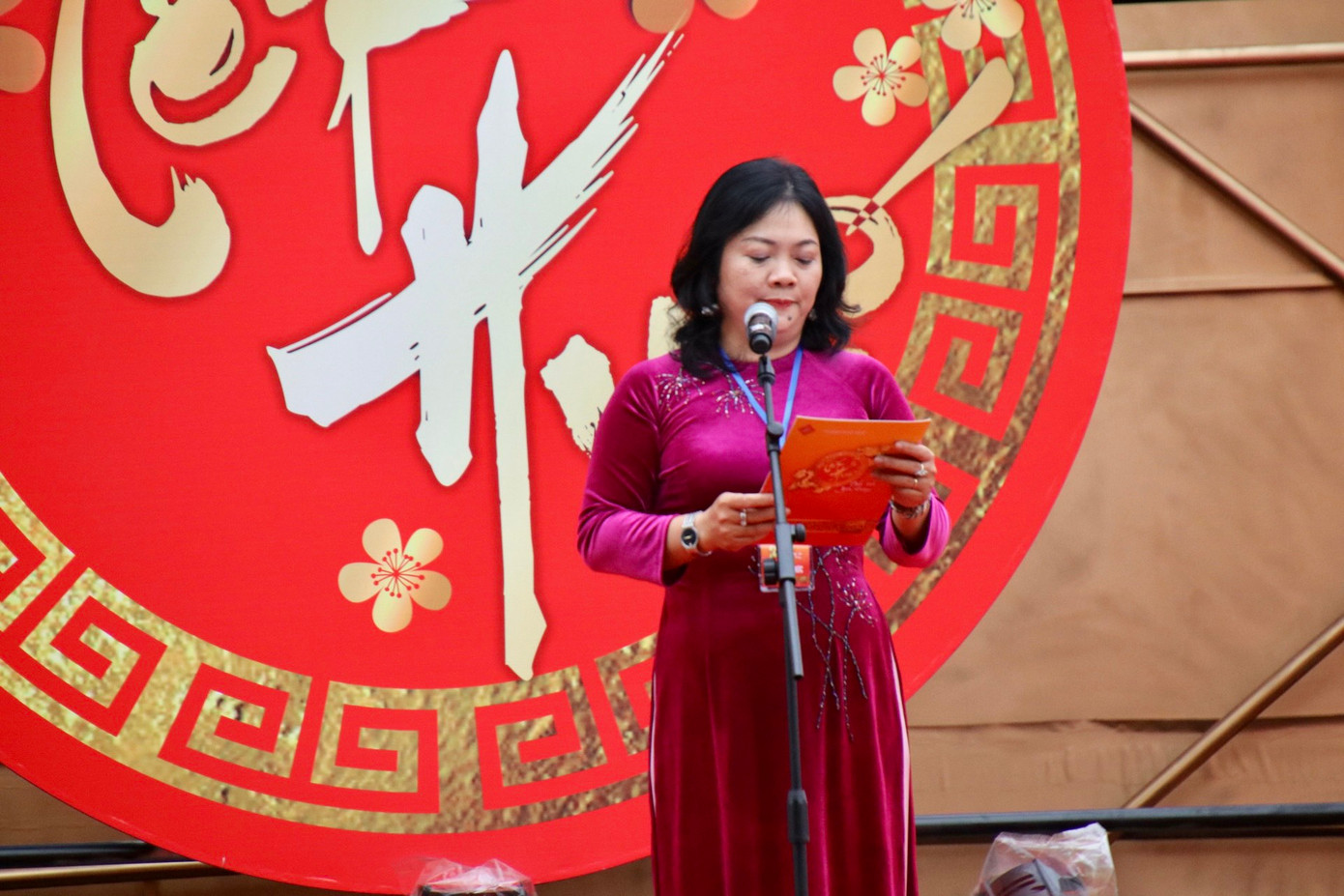 Phát biểu khai mạc Festival Tết Huế của Trưởng ban Dân vận Thành ủy Huế Dương Thị Thu Thủy