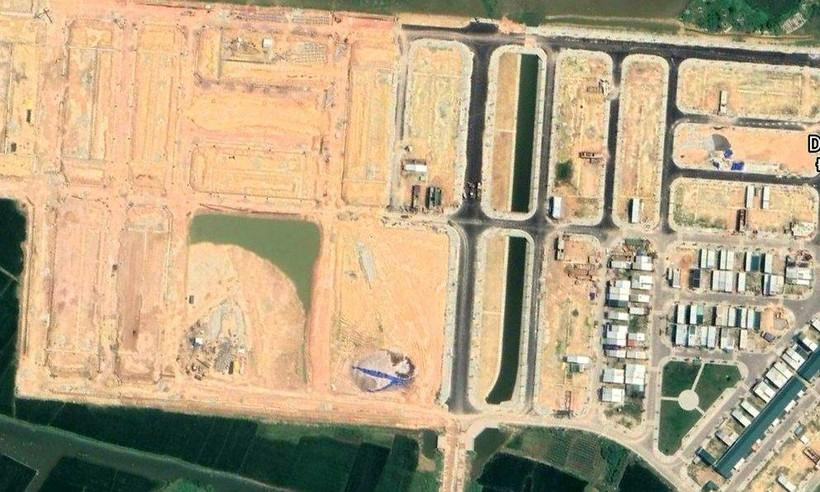 Hạ tầng kỹ thuật khu dân cư Bắc Hương Sơ, TP Huế. Ảnh: CA