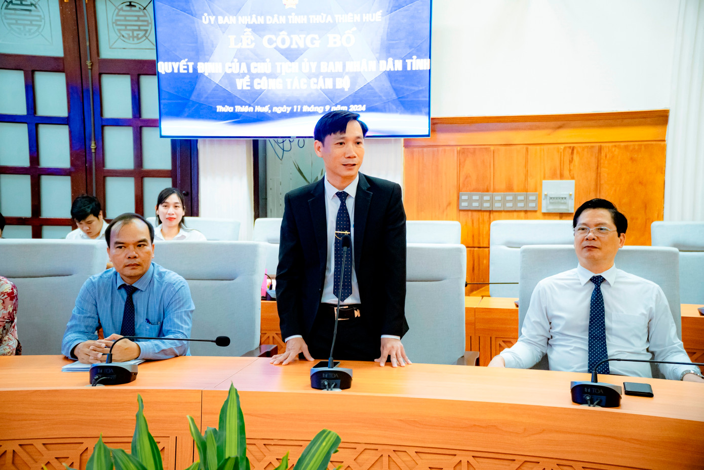 Tân Phó giám đốc Sở GD&amp;ĐT TT-Huế Nguyễn Vinh Hưng.