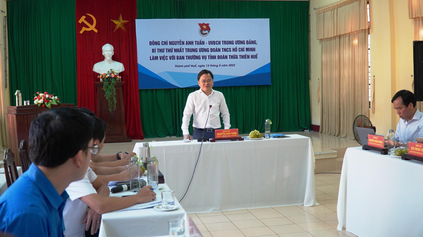 Bí thư thứ nhất T.Ư Đoàn Nguyễn Anh Tuấn đã biểu dương, đánh giá cao những nỗ lực của Ban Thường vụ Tỉnh Đoàn cũng như các cấp bộ Đoàn trên nhiều lĩnh vực, phong trào và các hoạt động công tác Bí thư thứ nhất T.Ư Đoàn Nguyễn Anh Tuấn đã biểu dương, đánh giá cao những nỗ lực của Ban Thường vụ Tỉnh Đoàn cũng như các cấp bộ Đoàn trên nhiều lĩnh vực, phong trào và các hoạt động công tác