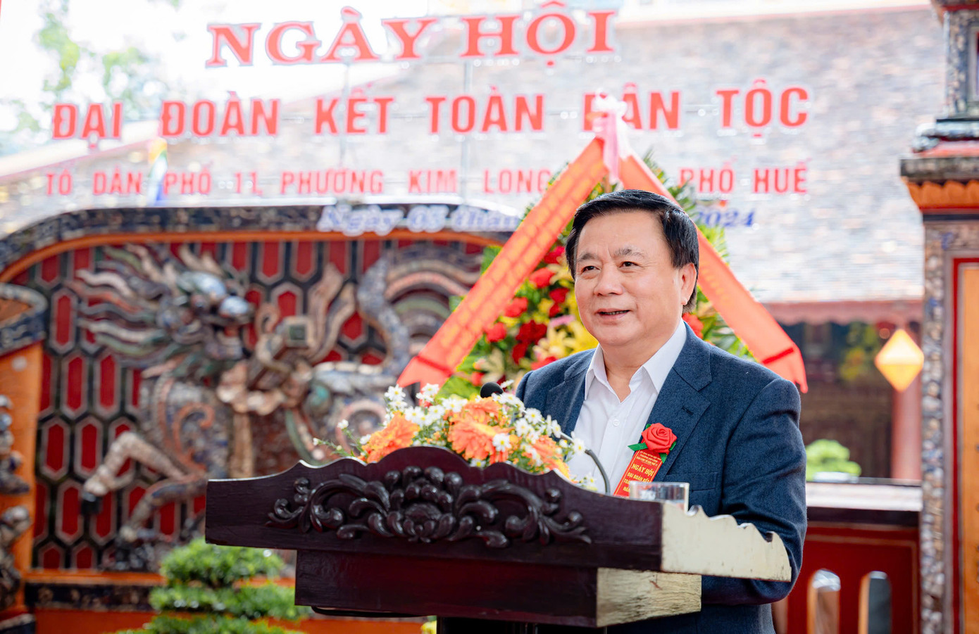 Ông Nguyễn Xuân Thắng phát biểu tại ngày hội. Ông Nguyễn Xuân Thắng phát biểu tại ngày hội.