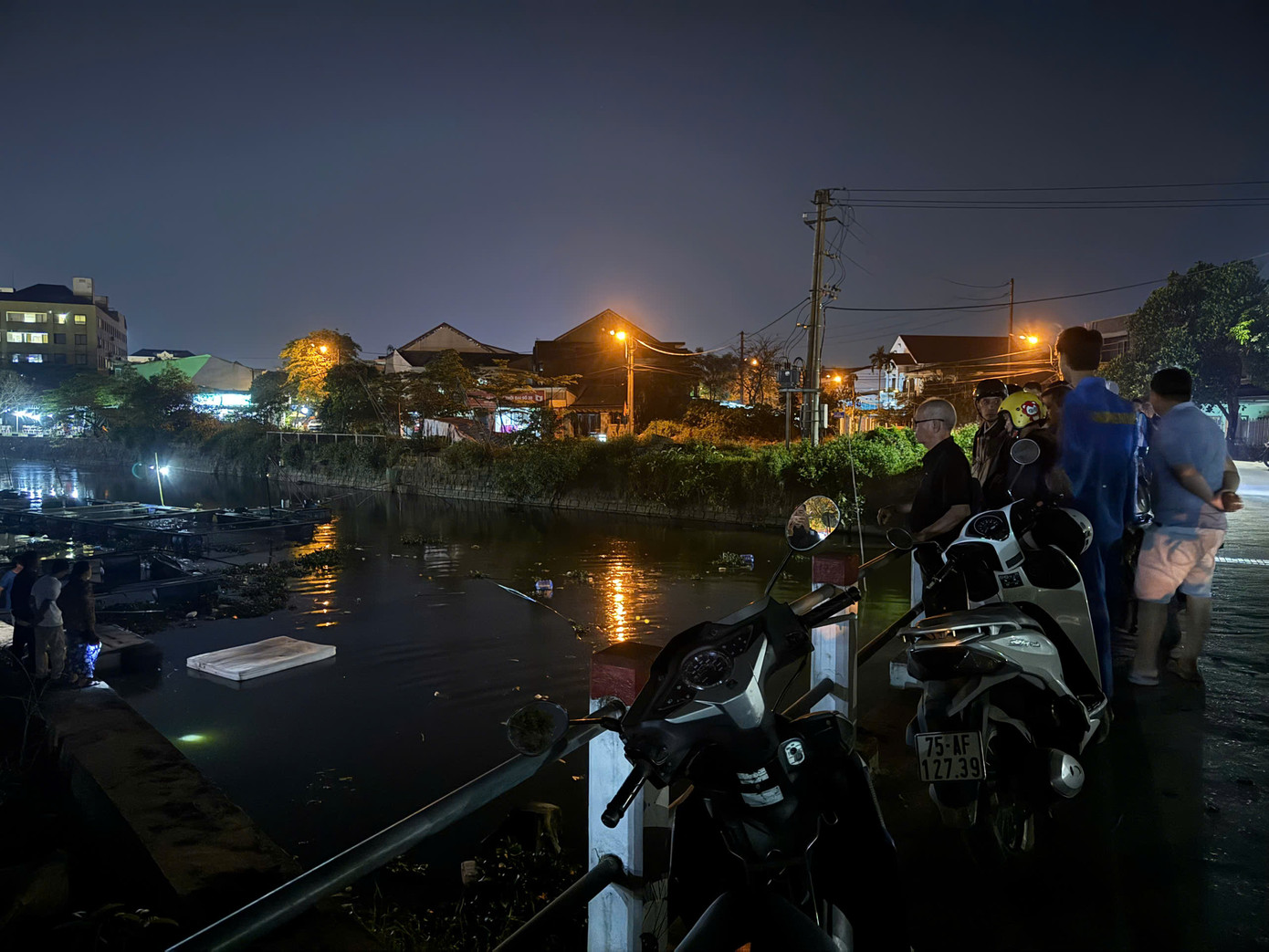 Đoạn sông Như Ý nơi xảy ra vụ tai nạn đuối nước.