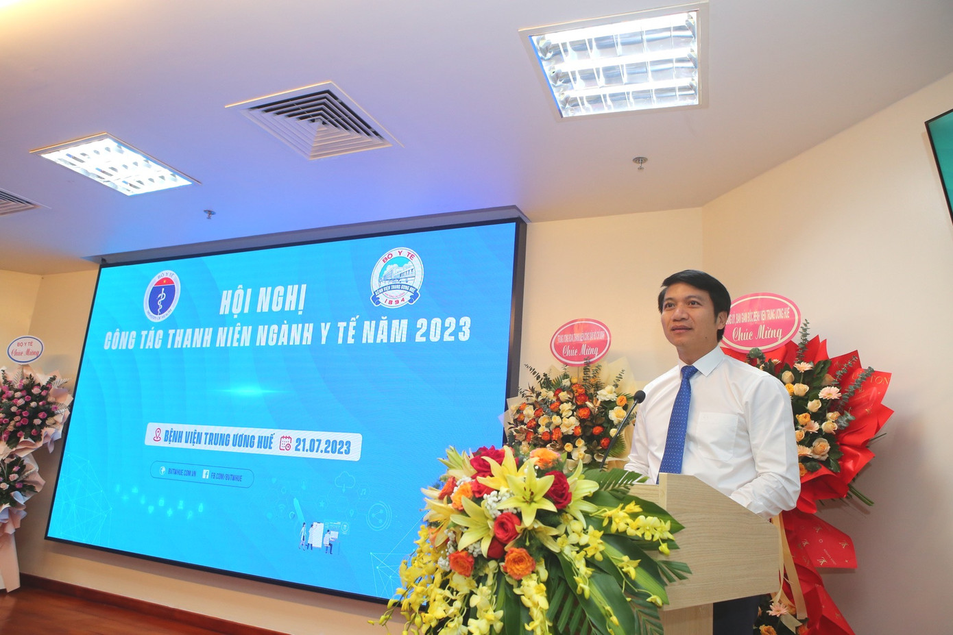 Bí thư Thường trực Trung ương Đoàn, Chủ tịch Hội LHTN Việt Nam Nguyễn Ngọc Lương phát biểu tại hội nghị. Bí thư Thường trực Trung ương Đoàn, Chủ tịch Hội LHTN Việt Nam Nguyễn Ngọc Lương phát biểu tại hội nghị.