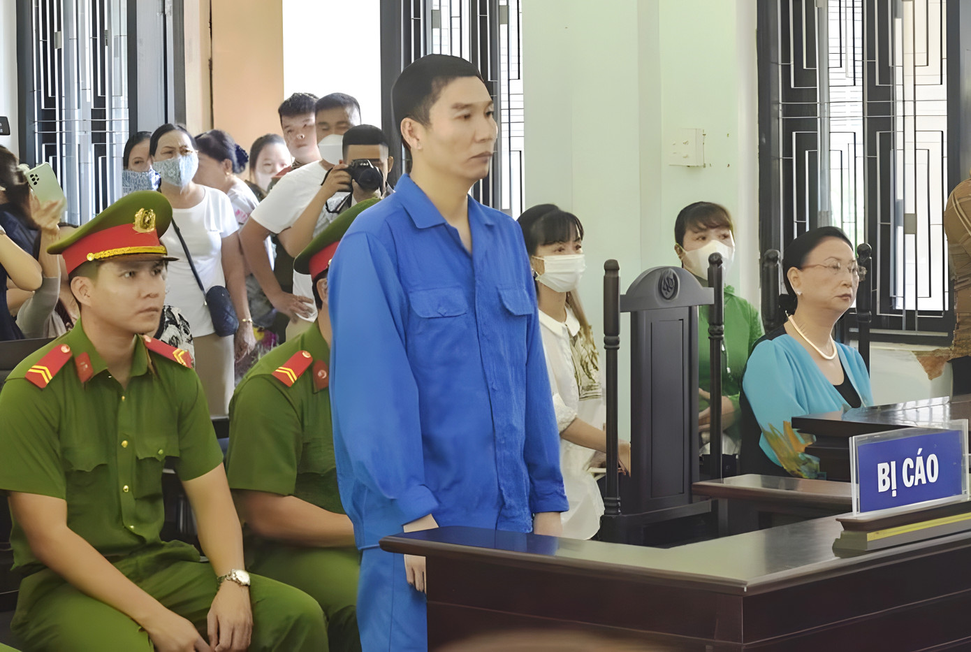 Bị cáo Ngô Văn Quốc. Ảnh: N.D