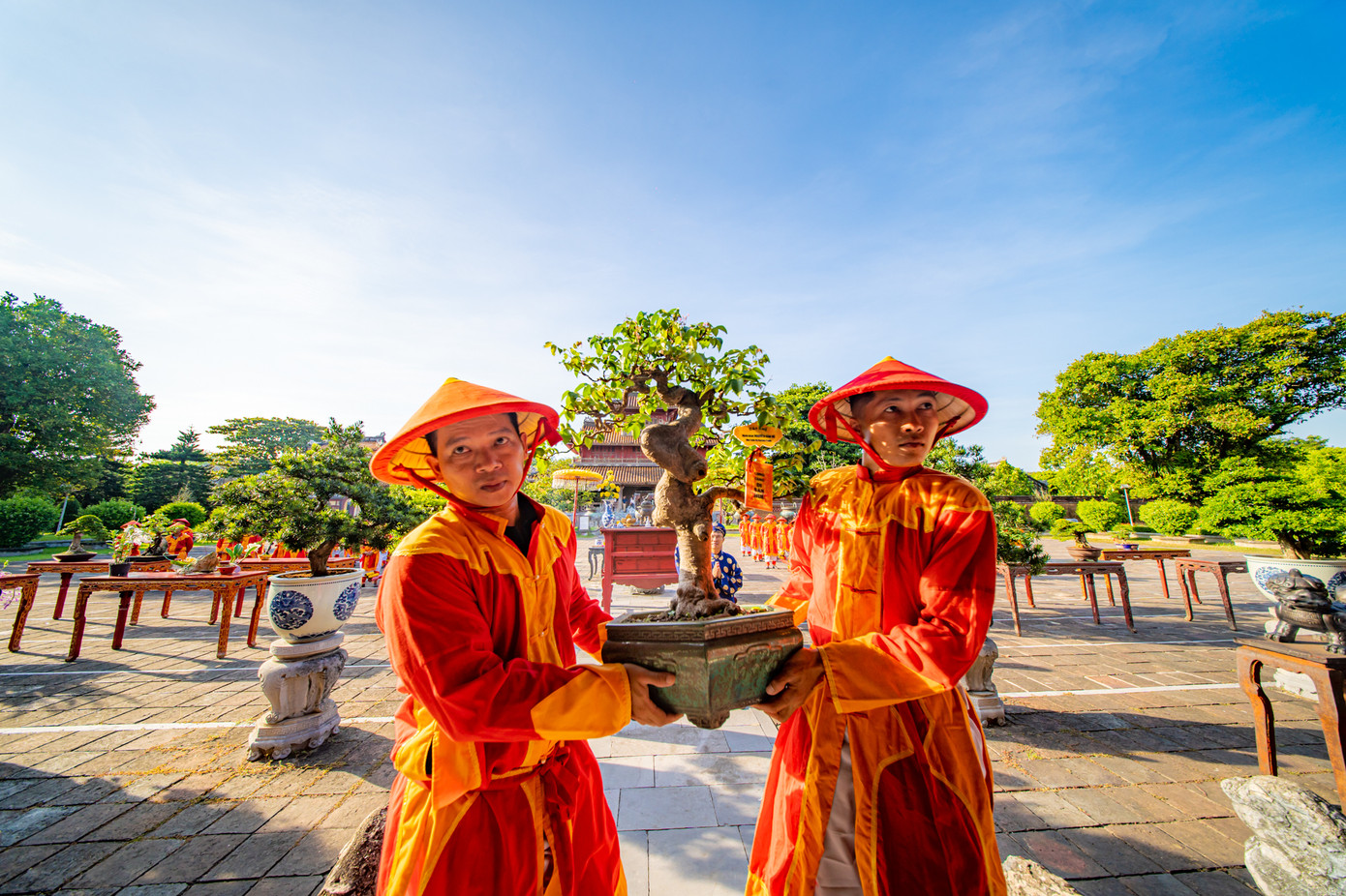 Năm nay, những tác phẩm cây kiểng, hoa phong lan đặc sắc nhất từ mọi miền đất nước đã được giới thiệu đến du khách, công chúng. Năm nay, những tác phẩm cây kiểng, hoa phong lan đặc sắc nhất từ mọi miền đất nước đã được giới thiệu đến du khách, công chúng.