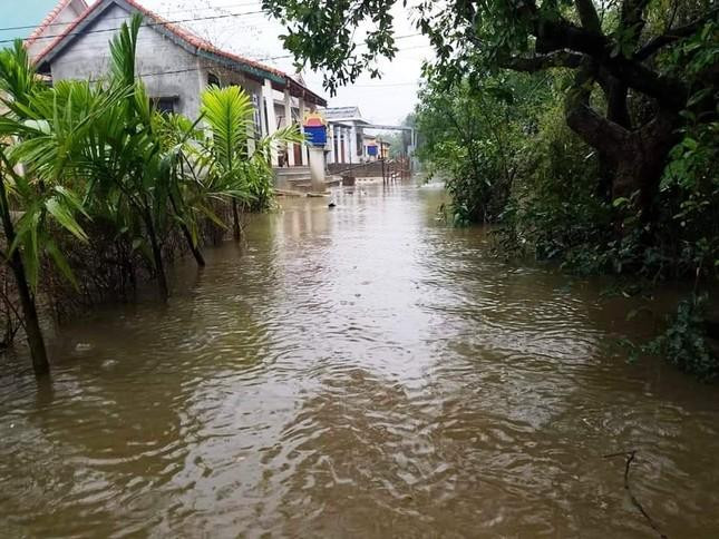 Mỗi lần tại TT-Huế xảy ra mưa lũ, vùng trũng Quảng Điền thường ngập nhanh, kéo dài. Ảnh CTV