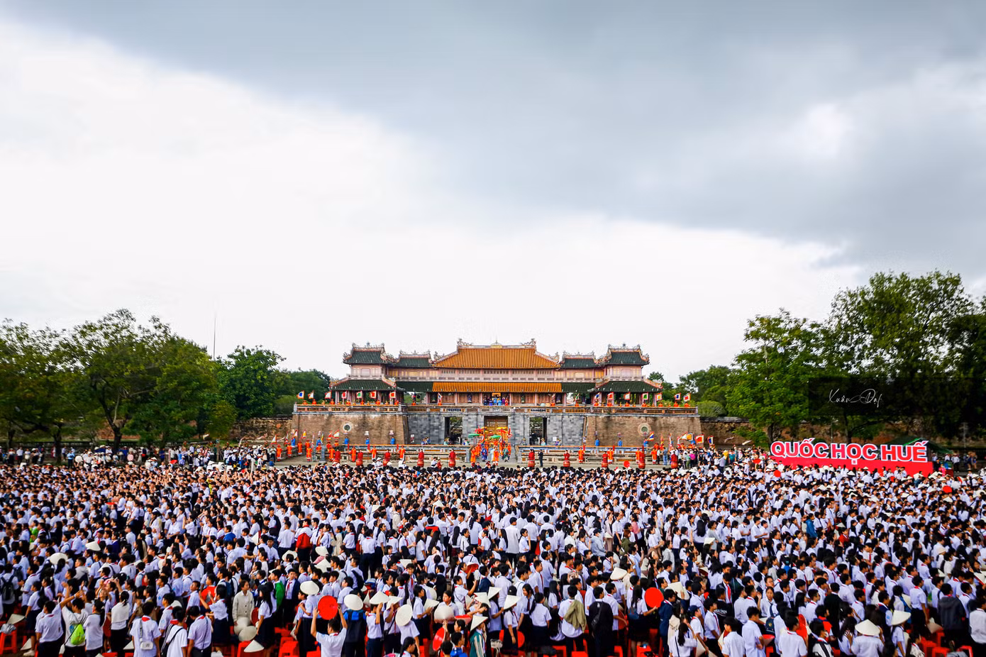 Thời tiết buổi sáng 13/10 - thời điểm diễn ra cầu truyền hình chung kết Đường lên đỉnh Olympia tại Huế, được dự báo diễn biến thuận lợi, trời nắng nhẹ. Ảnh: Xuân Đạt