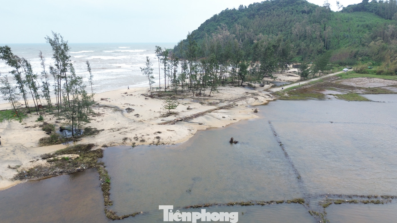 Theo ông Nguyễn Hữu - Chủ tịch UBND xã Giang Hải, tình trạng biển xâm thực xảy ra tại địa phương đã ảnh hưởng đến khoảng 90ha đất lúa, đất trồng hoa màu… cùng với 60 ha ao hồ, mặt nước nuôi tôm, cua, cá nước ngọt của người dân.