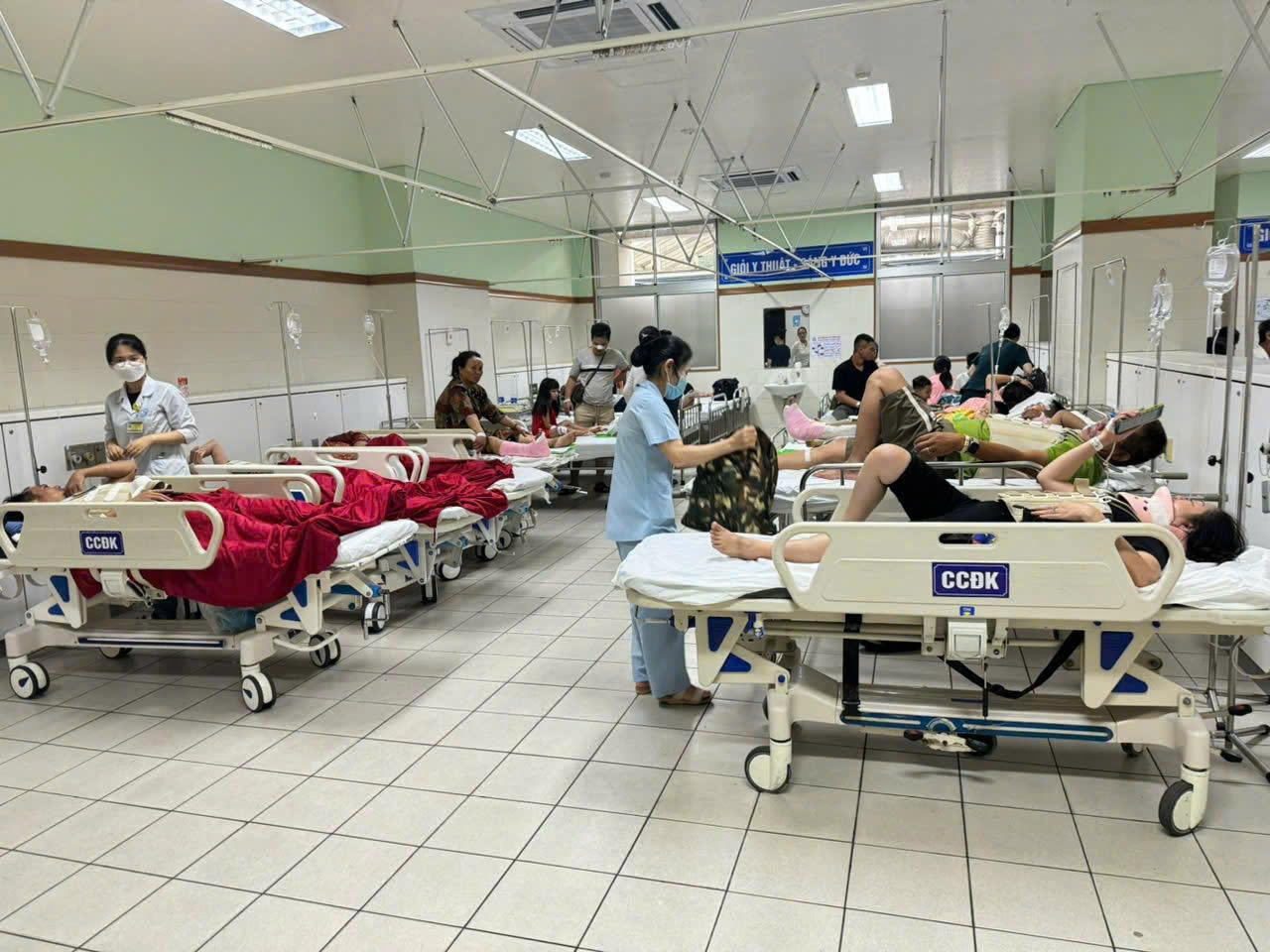 Các y, bác sĩ, nhân viên y tế Bệnh viện T.Ư Huế nỗ lực cứu chữa cho các nạn nhân vụ tai nạn giao thông. Các y, bác sĩ, nhân viên y tế Bệnh viện T.Ư Huế nỗ lực cứu chữa cho các nạn nhân vụ tai nạn giao thông.