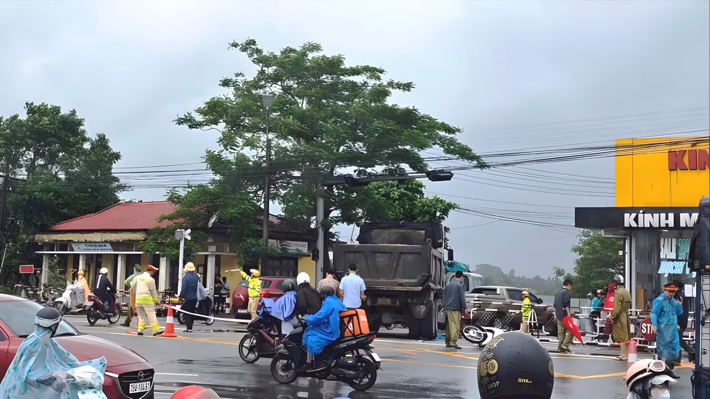 Hiện trường vụ tai nạn giao thông. (Ảnh: H.D) Hiện trường vụ tai nạn giao thông. (Ảnh: H.D)