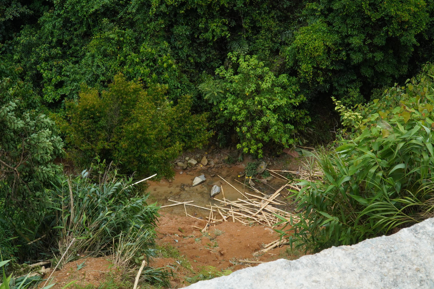 Đây cũng là nơi hai nạn nhân đi trên ô tô tải rơi ra khỏi thùng xe xuống vực tử vong tại chỗ. Đây cũng là nơi hai nạn nhân đi trên ô tô tải rơi ra khỏi thùng xe xuống vực tử vong tại chỗ.