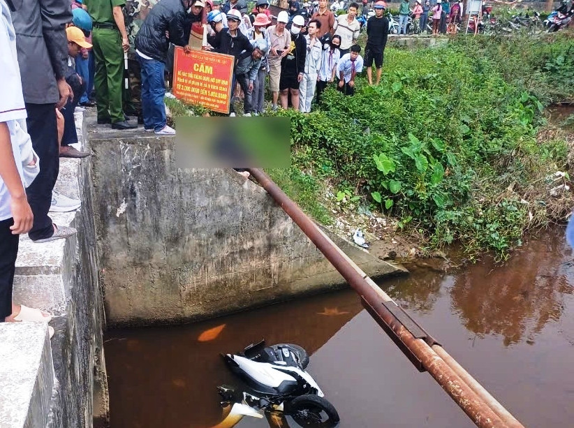 Hiện trường vụ tai nạn. Ảnh: CTV