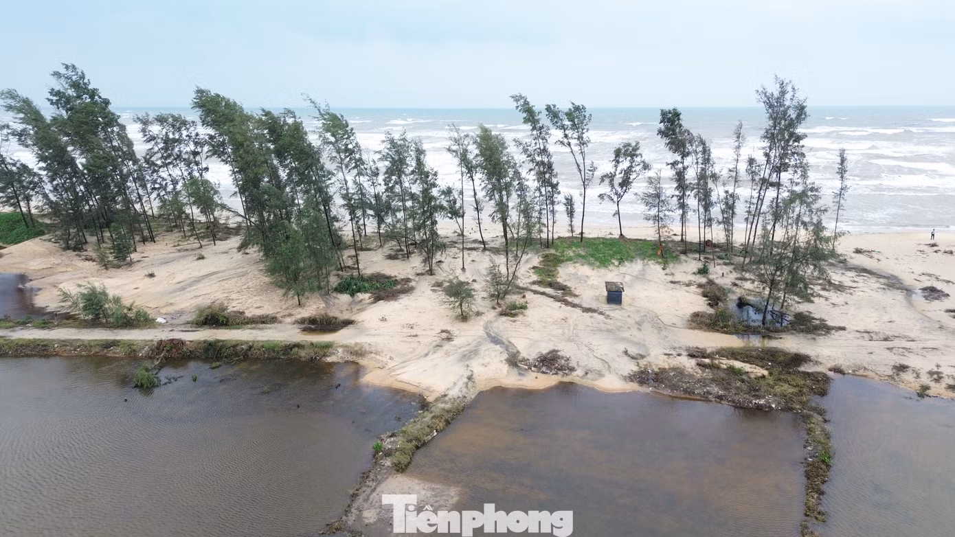 Do đây là đoạn đường thường xuyên chịu thiên tai, phía ngoài bờ biển chưa có kè cứng chống sạt lở, ngăn cát di chuyển vào rừng phòng hộ, đồng ruộng và công trình giao thông bên trong, nên việc khắc phục giao thông đi lại chỉ có thể thực hiện khi thời tiết trở lại bình thường.