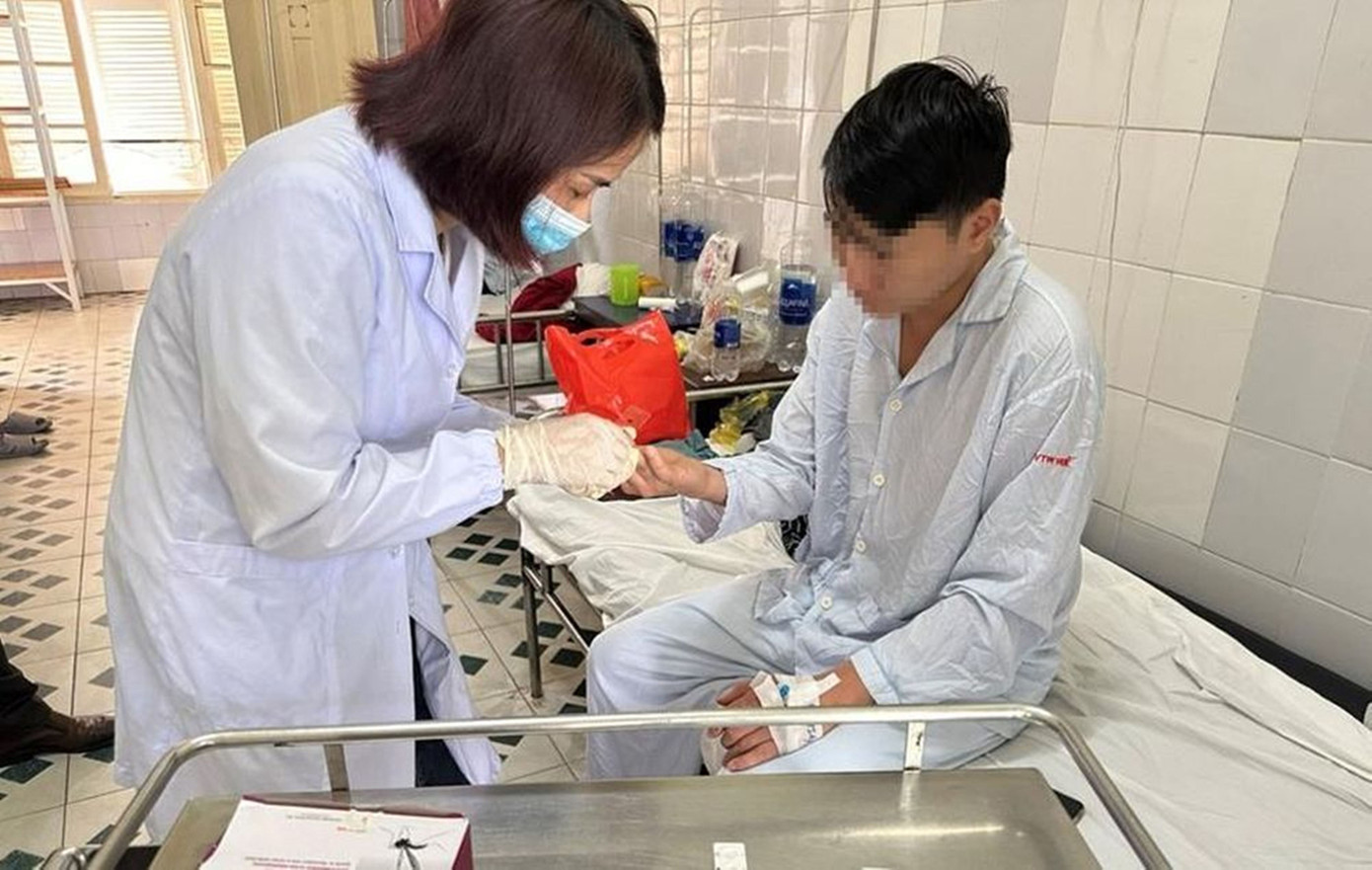 Ca mắc sốt rét ngoại lai thứ hai tính từ đầu năm hiện được theo dõi, điều trị tại Bệnh viện T.Ư Huế. Ảnh CDC